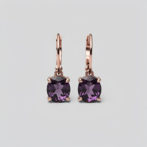 Amethyst Drop Earrings – Boho Luxe