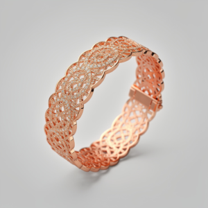 Gold Filigree Bracelet – Handcrafted Artistry